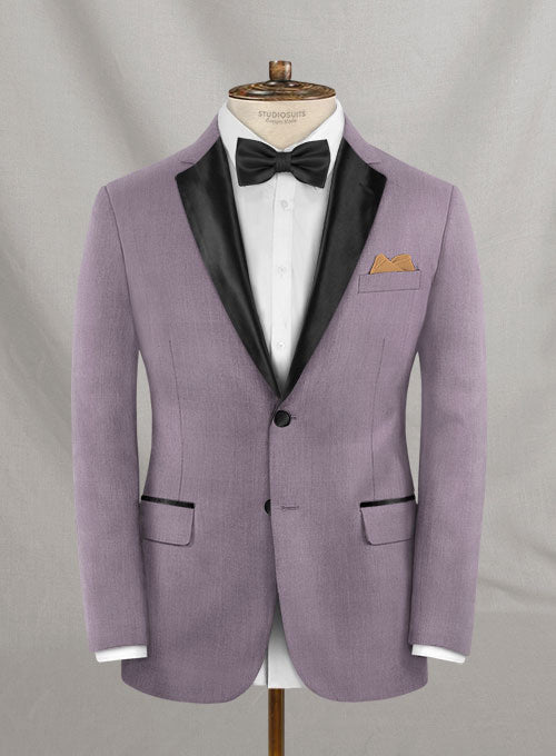 Napolean Lavander Wool Tuxedo Suit - StudioSuits