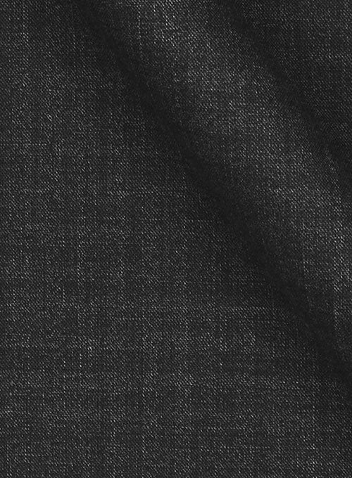 Napolean Mill Charcoal Wool Suit - StudioSuits