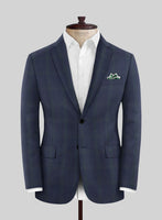 Napolean Artistic Blue Check Suit - StudioSuits