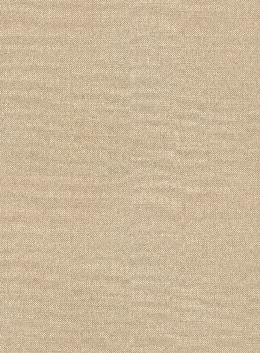 Napolean Biscuit Khaki Wool Tuxedo Jacket - StudioSuits