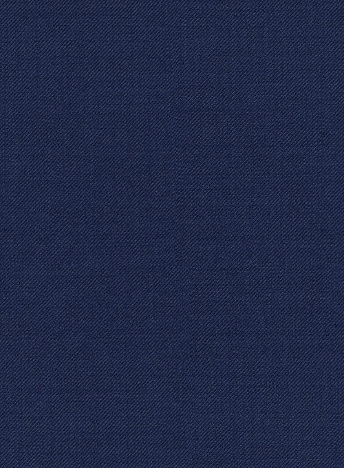 Napolean Bottle Blue Double Gurkha Wool Trousers - StudioSuits