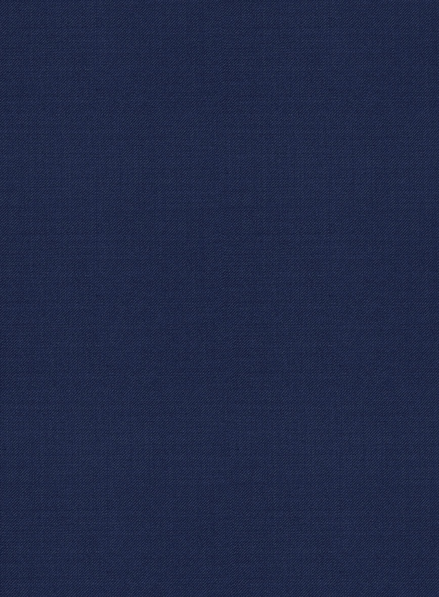 Napolean Bottle Blue Wool Tuxedo Jacket - StudioSuits