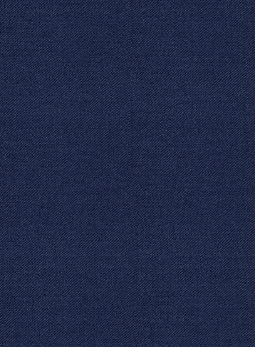 Napolean Bottle Blue Wool Tuxedo Suit - StudioSuits