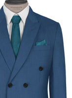 Napolean Casa Blue Wool Jacket - StudioSuits