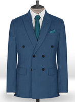 Napolean Casa Blue Wool Jacket - StudioSuits