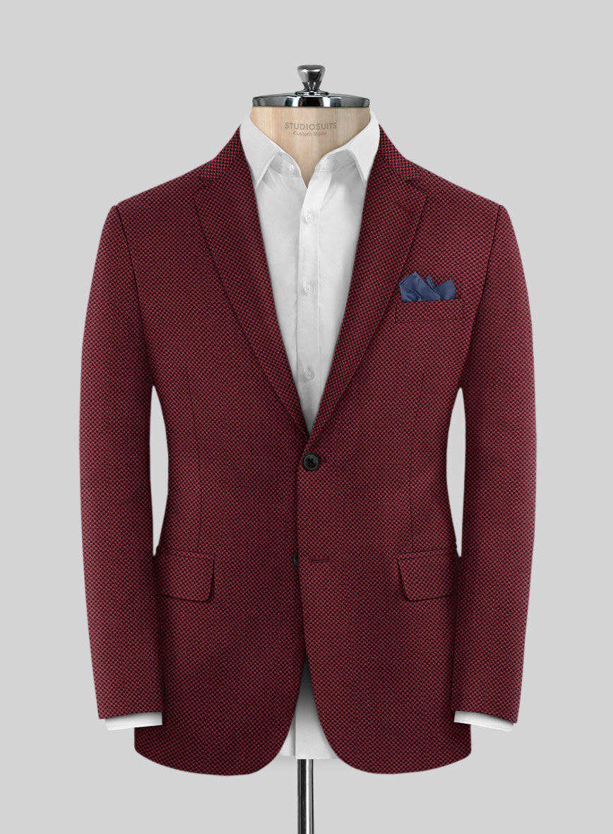 Napolean Cherry Bomb Wool Jacket - StudioSuits