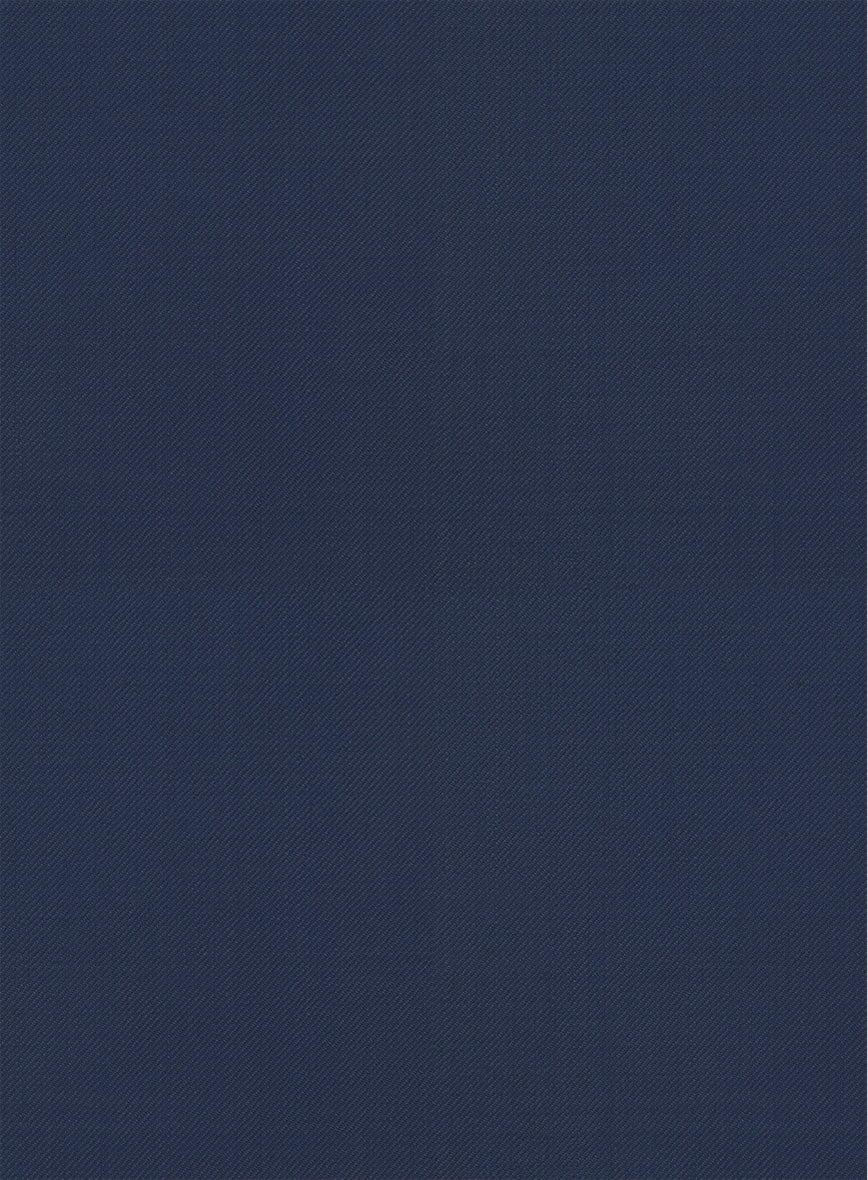 Napolean Cosmic Blue Wool Pants - StudioSuits