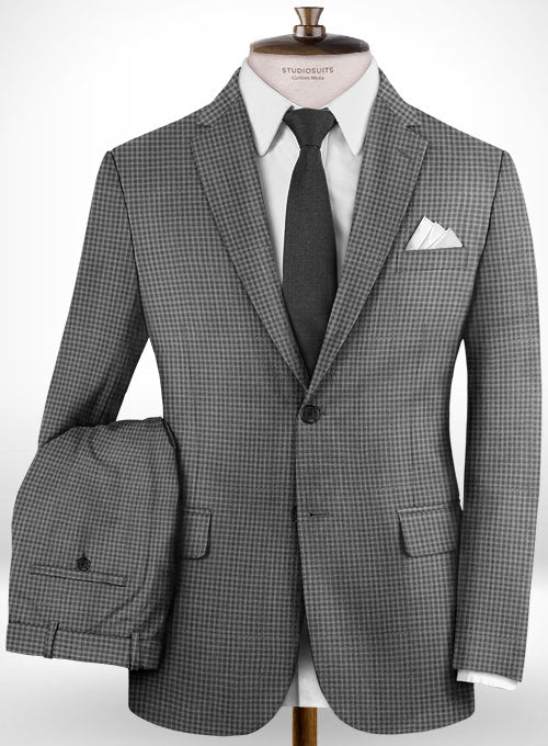 Napolean Cozy Gray Wool Suit - StudioSuits