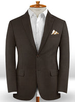 Napolean Dark Brown Wool Suit - StudioSuits