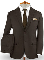 Napolean Dark Brown Wool Suit - StudioSuits