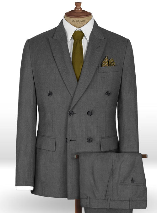 Napolean Dino Gray Wool Suit - StudioSuits