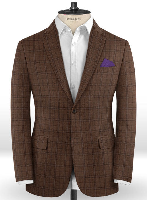 Napolean Egelio Brown Wool Suit - StudioSuits