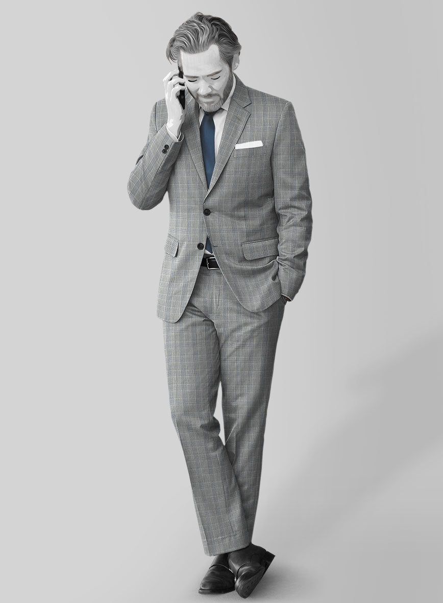 Napolean English Glen Suit - StudioSuits