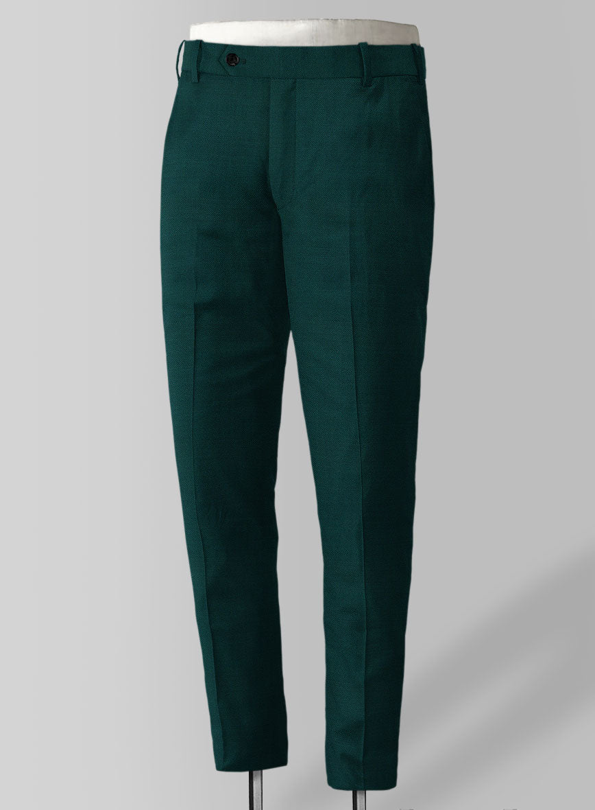 Napolean Fiesta Green Wool Pants - StudioSuits