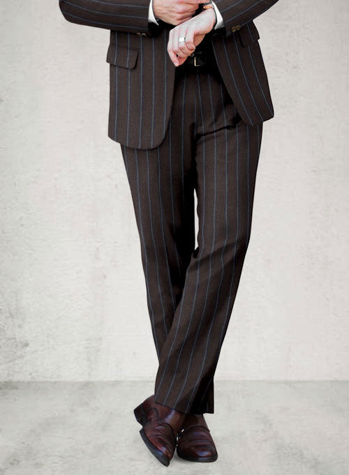 Napolean Filona Brown Wool Suit - StudioSuits