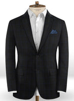 Napolean Fissa Black Wool Jacket - StudioSuits