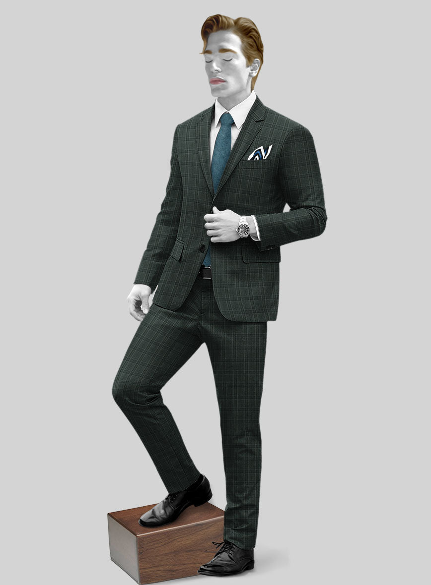 Napolean Green Hunting Plaid Suit - StudioSuits