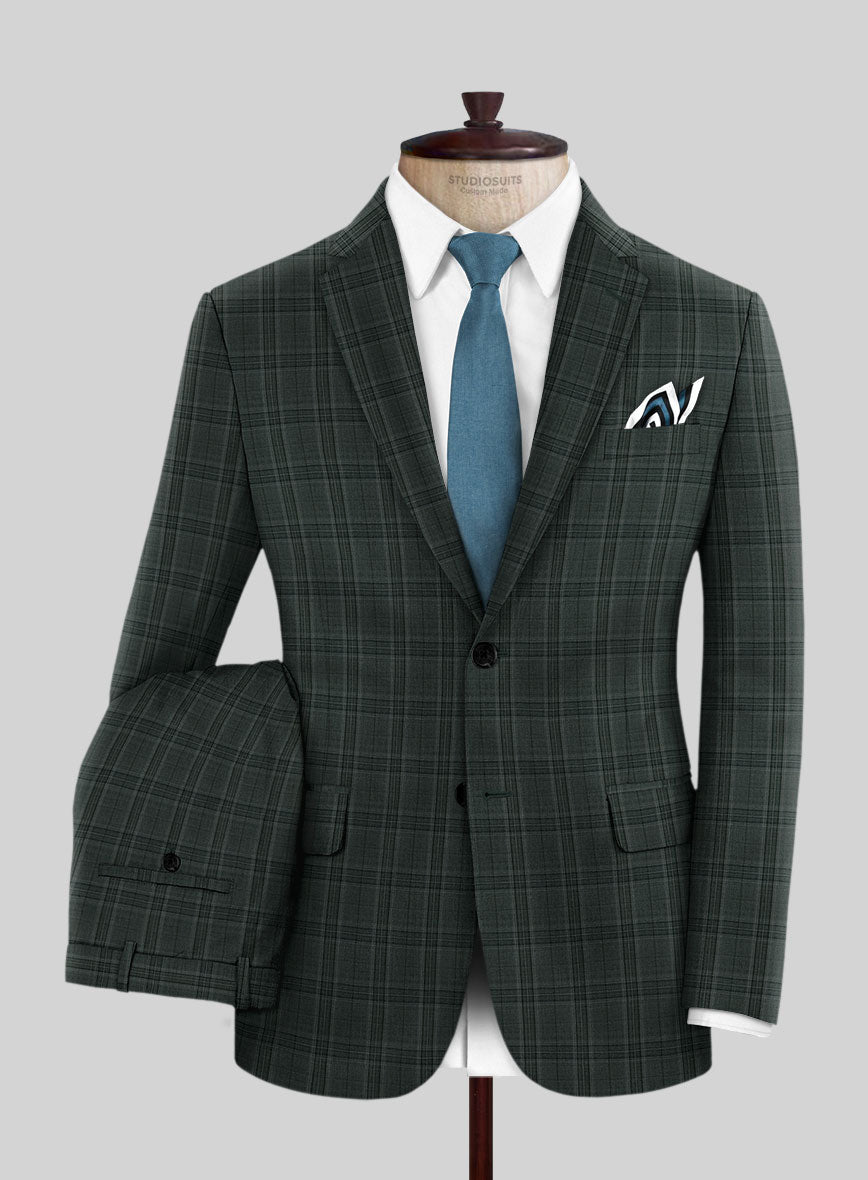 Napolean Green Hunting Plaid Suit - StudioSuits