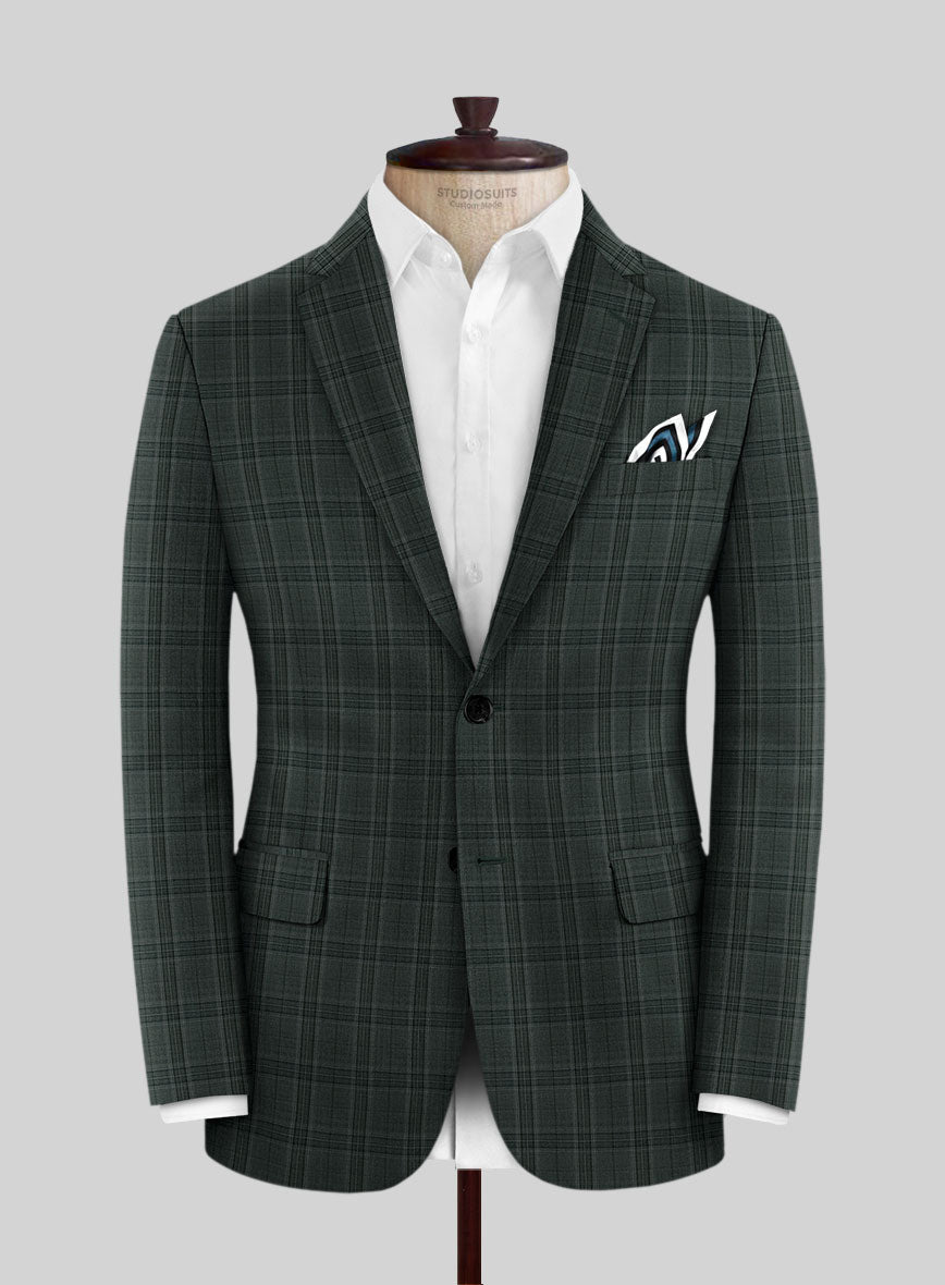 Napolean Green Hunting Plaid Suit - StudioSuits