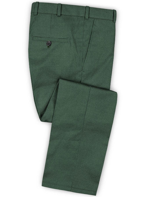Napolean Green Wool Tuxedo Suit – StudioSuits