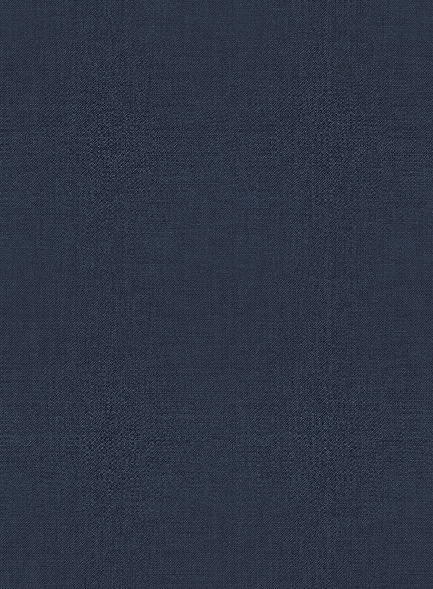 Napolean Ink Blue Wool Suit - StudioSuits