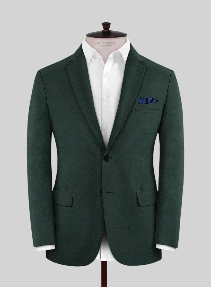 Napolean Intense Green Wool Suit - StudioSuits