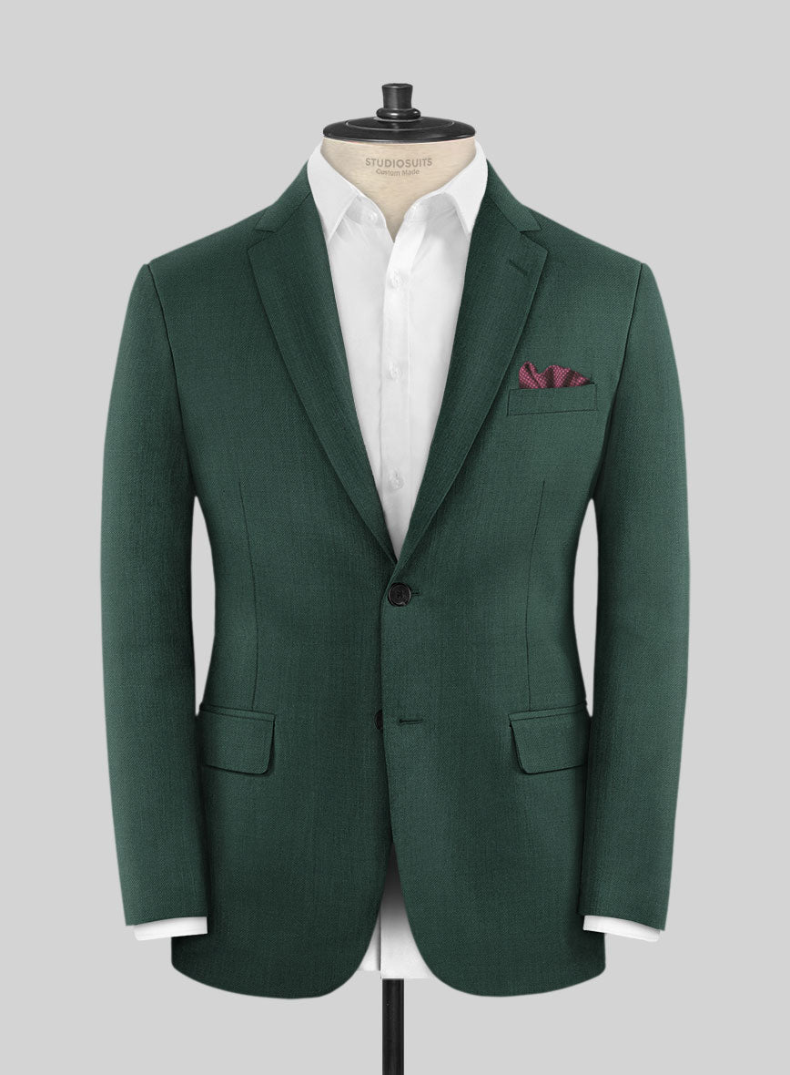 Napolean Jungle Green Wool Suit - StudioSuits