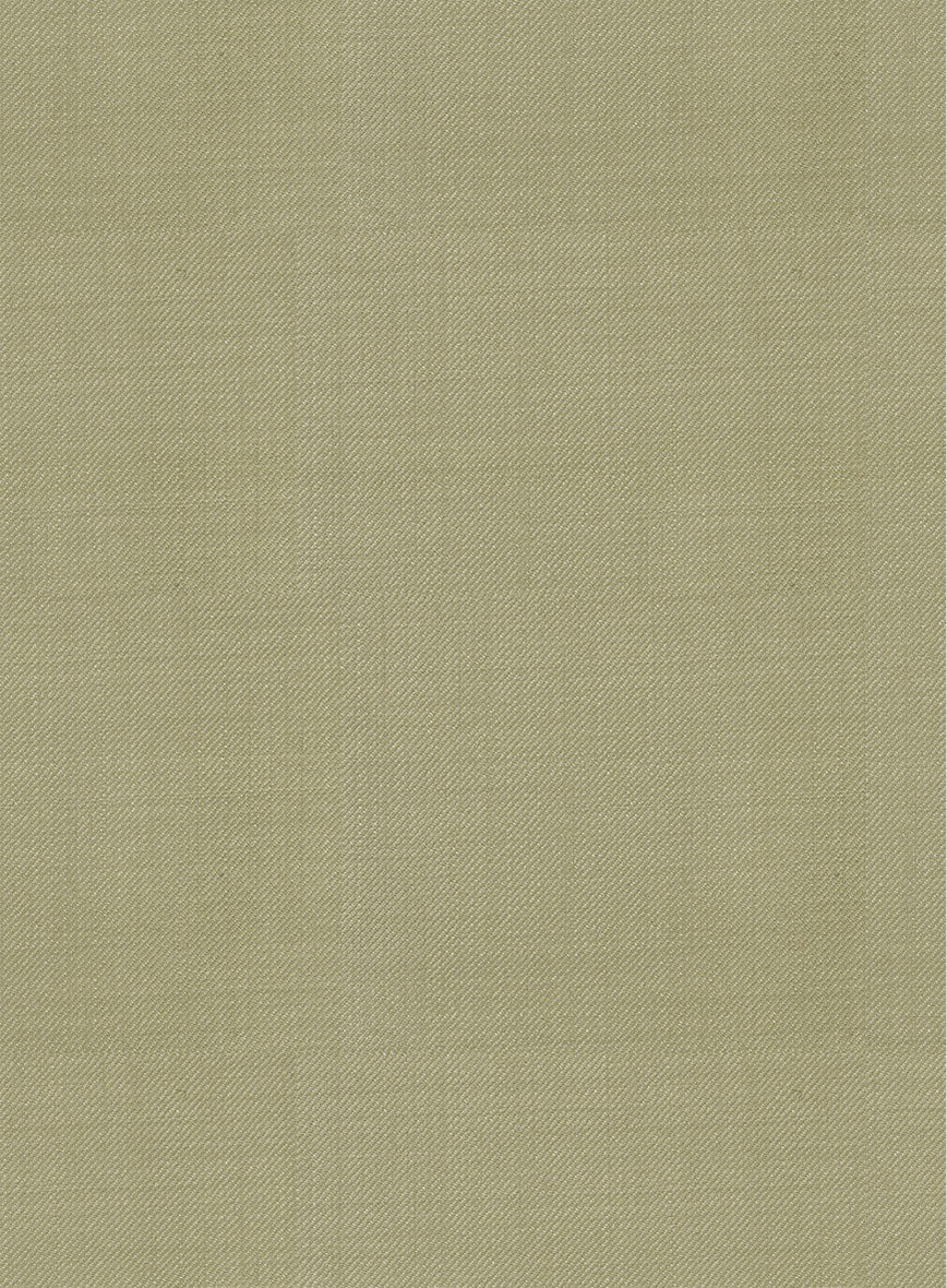 Napolean Light Khaki Wool Tuxedo Jacket - StudioSuits