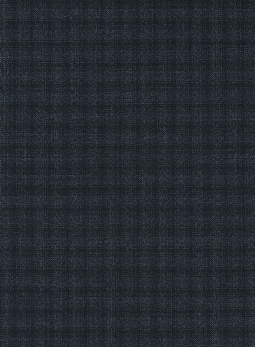 Napolean Mill Blue Wool Suit - StudioSuits