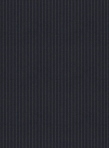 Napolean Mini Stripe Dark Blue Wool Jacket - StudioSuits
