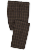 Napolean Mirro Brown Wool Suit - StudioSuits