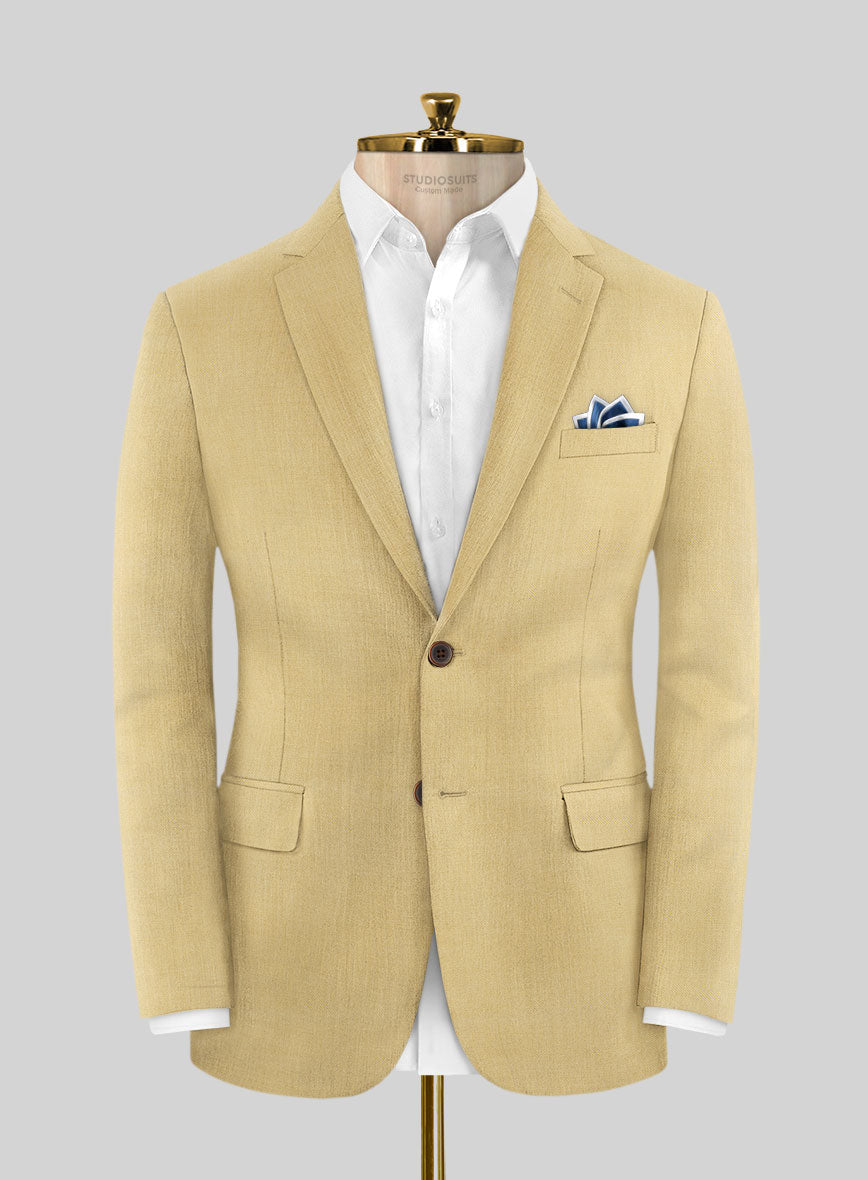 Napolean Old Khaki Wool Jacket - StudioSuits