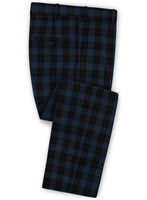 Napolean Oldo Blue Wool Pants - StudioSuits