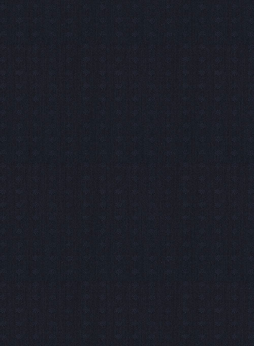 Napolean Polka Blue Wool Jacket - StudioSuits