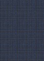 Napolean Retro Blue Wool Jacket - StudioSuits