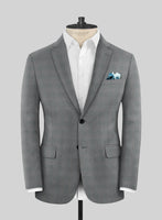 Napolean Retro Gray Glen Jacket - StudioSuits