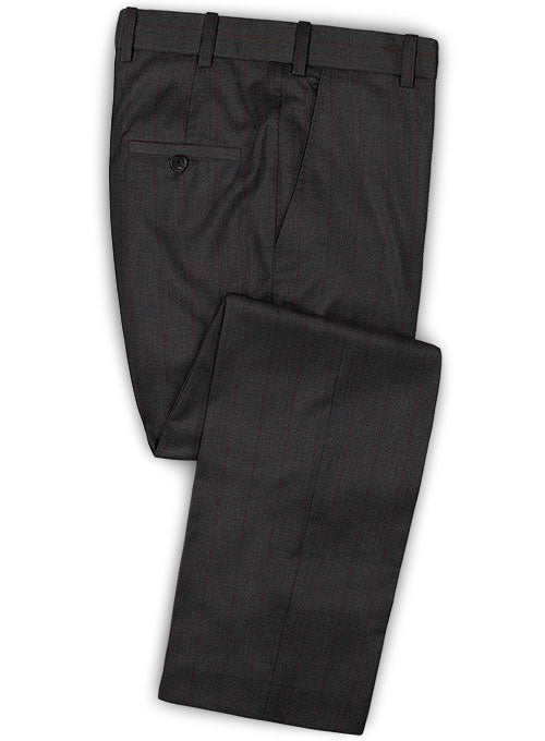 Napolean Rodrio Charcoal Wool Suit - StudioSuits