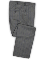 Napolean Rodrio Gray Wool Pants - StudioSuits