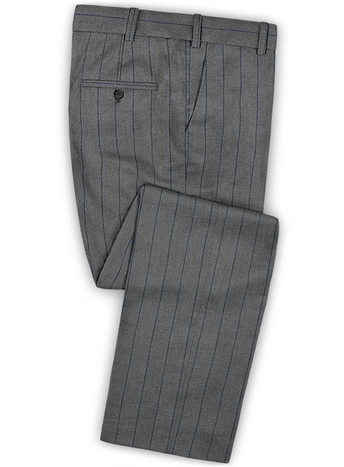 Napolean Rodrio Gray Wool Suit - StudioSuits