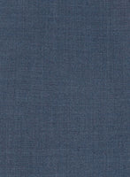 Napolean Slate Blue Wool Tuxedo Suit - StudioSuits