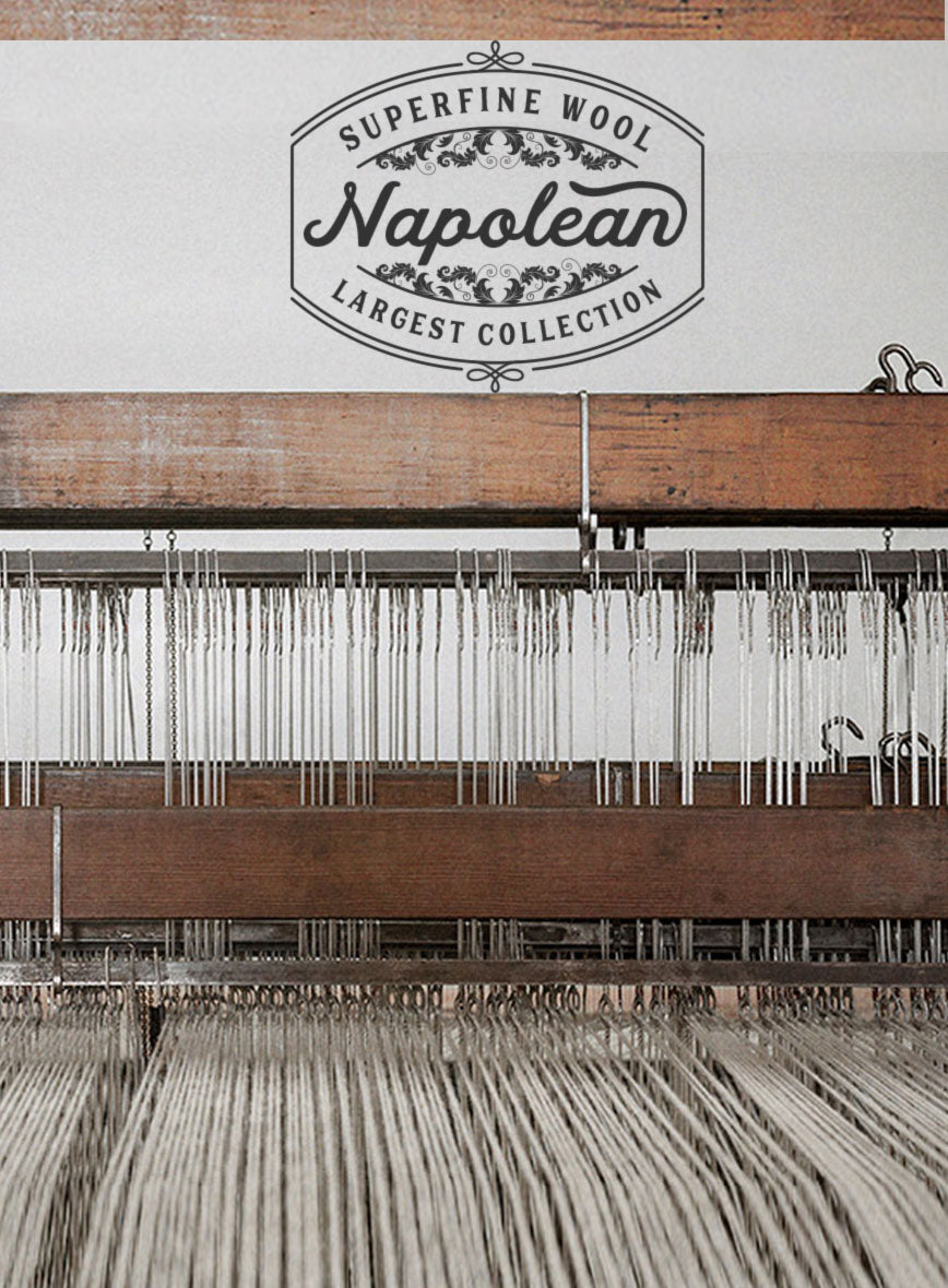 Napolean Light Khaki Wool Suit - StudioSuits