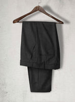 Napolean Stretch Charcoal Wool Suit - StudioSuits