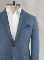 Napolean Stretch Pacific Blue Wool Suit - StudioSuits