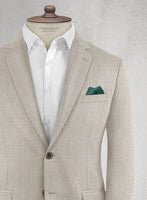 Napolean Stretch Pale Brown Wool Suit - StudioSuits