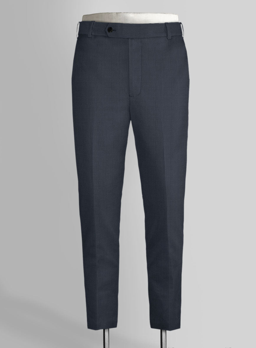 Napolean Timeless Blue Glen Pants - StudioSuits