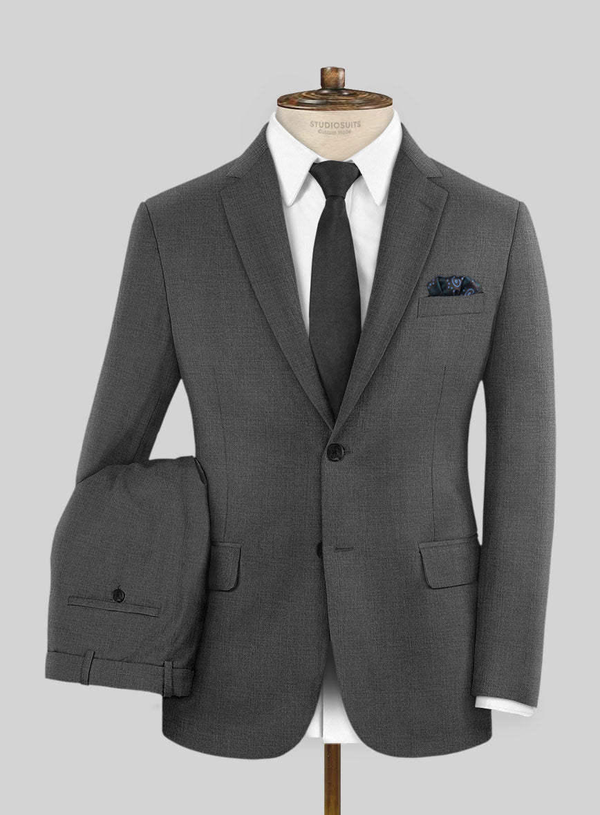 Napolean Timeless Gray Glen Suit - StudioSuits