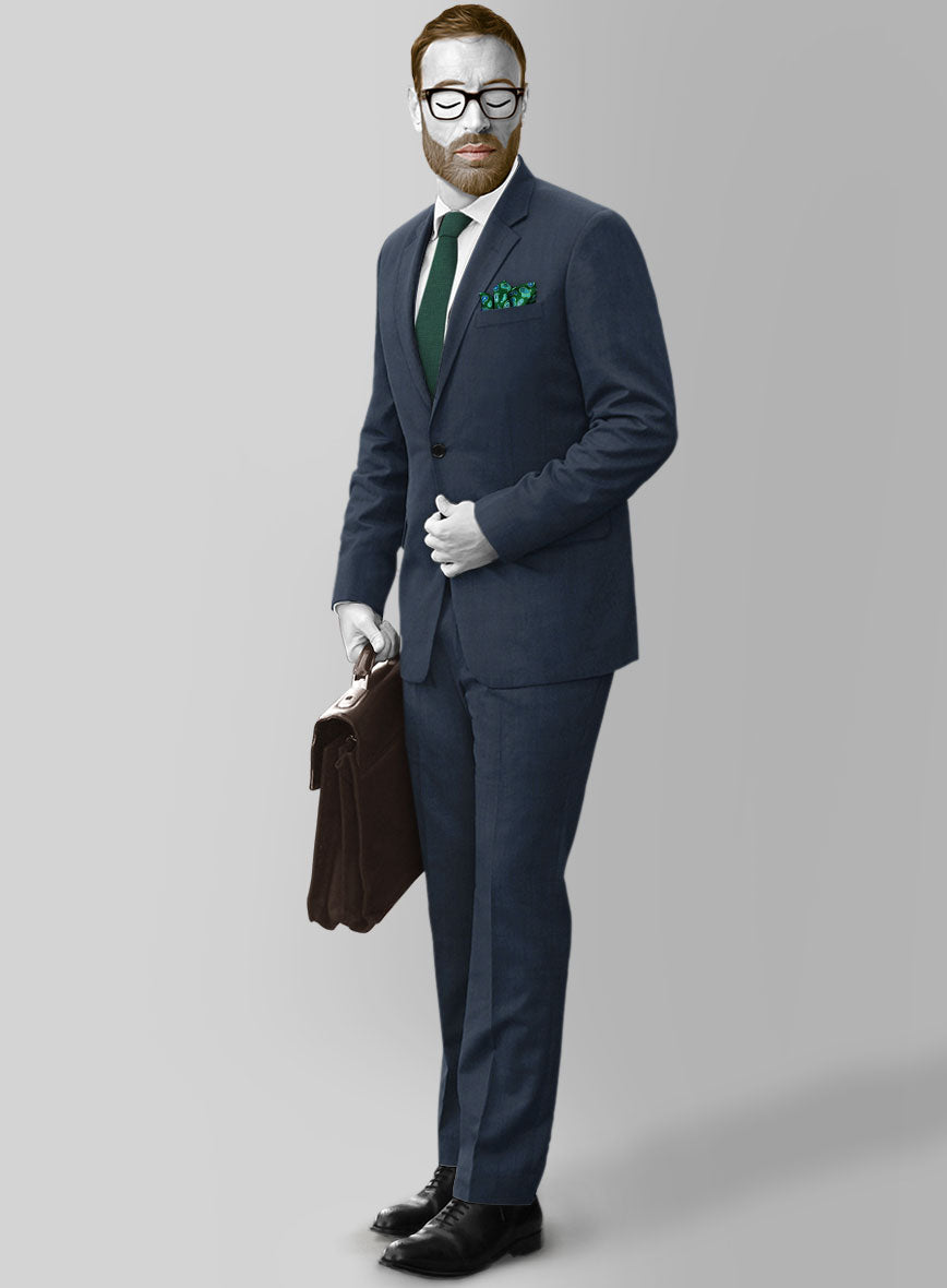Napolean Vintage Blue Check Suit - StudioSuits