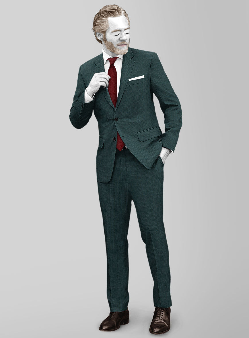 Napolean Vintage Green Check Suit - StudioSuits
