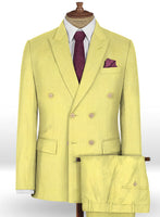 Napolean Yellow Wool Suit - StudioSuits