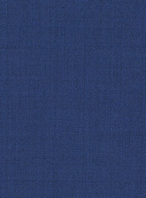 Napolean York Blue Wool Pants - StudioSuits